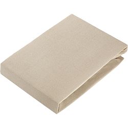 Elastické Prostěradlo Basic, 150/200cm, Šedohnědá