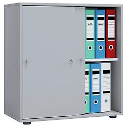 Skříň Na Pořadače Lona L Š: 70 Cm Šedá