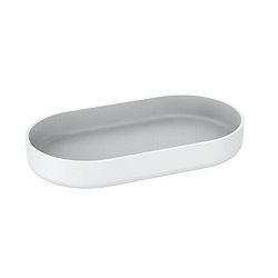 Tác Hug, 17,7/2,3/9,6cm, Bílá