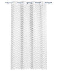 140x180 cm, bílý s geometrickým vzorem