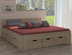 Astral 160x200 cm, dub sonoma