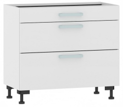 One ES903Z, bílý lesk, šířka 90 cm