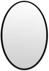 Oval 40x60 cm, černé - pouze na osobní odběr
