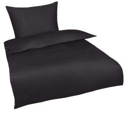 Satin, antracitové