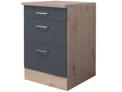 Tiago USA60, dub san remo/šedá, šířka 60 cm