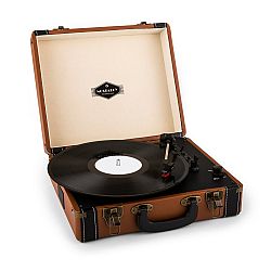 Auna Jerry Lee, retro gramofon, LP, USB, hnědý