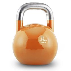 Capital Sports Compket 28, oranžová činka kettlebell 28 kg, kulové závaží