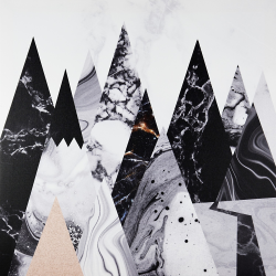Abstrakce hory, 50x50 cm