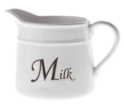 Milk, bílá keramika