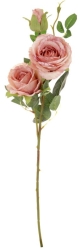 Růže s poupětem 65 cm, růžová