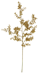 Vánoční větev eukalyptus 70 cm, zlatá